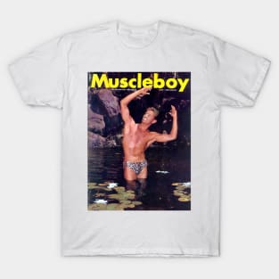 MUSCLEBOY - Vintage Physique Muscle Male Model Magazine Cover T-Shirt